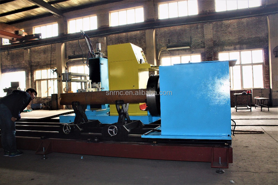 Rohr-Abkantmaschine-Durchmesser 600mm CNC-SNR-XG4 5 Achsen-Plasma-Schneider