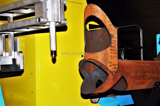 Rohr-Abkantmaschine-Durchmesser 600mm CNC-SNR-XG4 5 Achsen-Plasma-Schneider