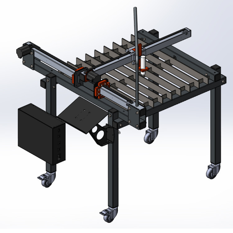 Tabelle 1.2m SNR CNC metallschneidender kleiner CNC-Plasma-Schneider für rostfreies